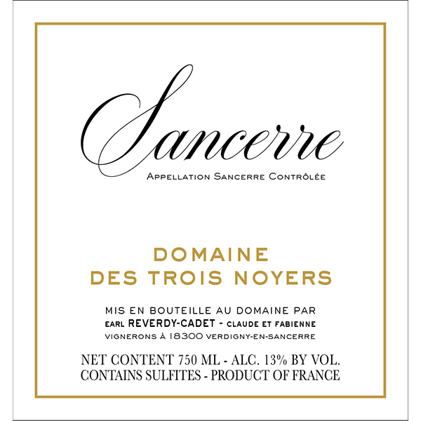 Domaine des Trois Noyers - Reverdy - Cadet